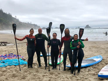 SUP Surfing Oregon